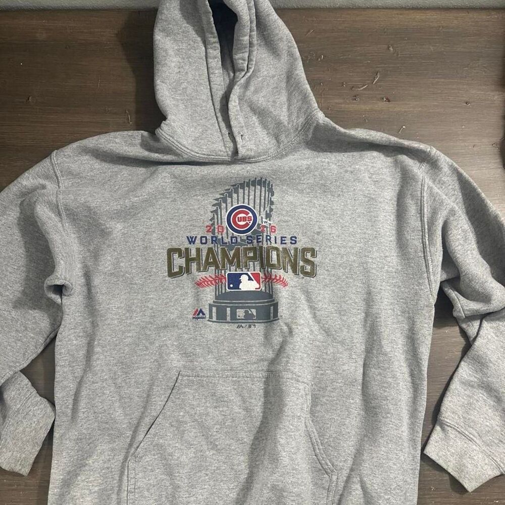 Majestic-athletic Men's Grey Hoodie